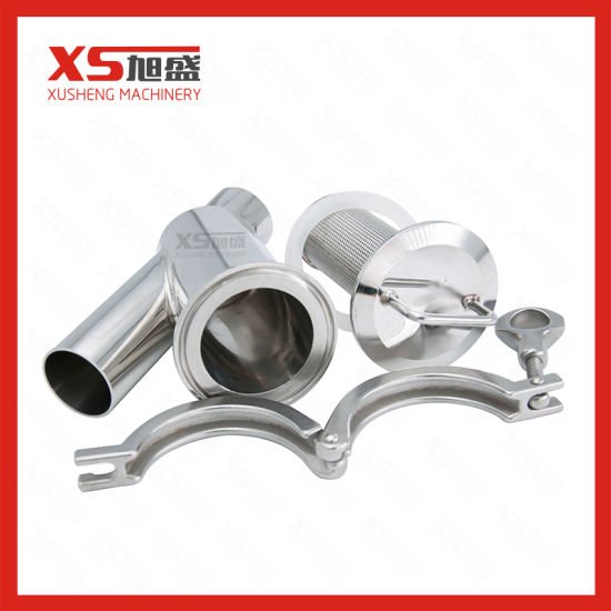 Stainless Steel Sanitary Butt-Weld Y Filter Stainer