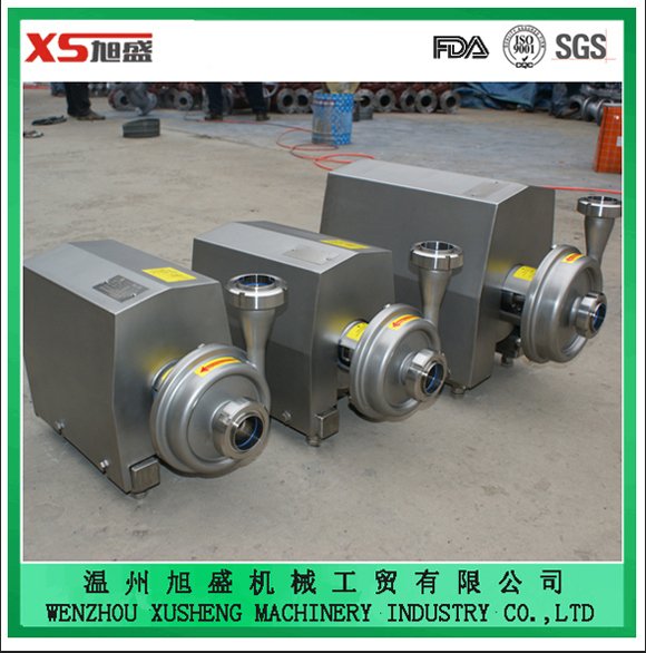 Stainless Steel Ss304 Sanitary Milk Centrifugal Pump with Open Impeller