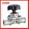 SS316L Manual Two Way Clamp-Clamp Diaphragm Valve