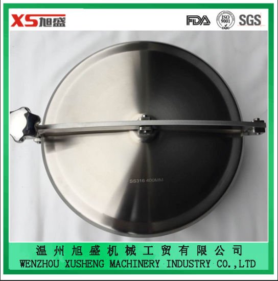 Stainless Steel AISI304 Food Grade Outward Oval Pressure Manhole Cover