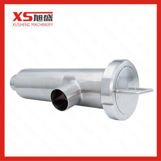 4&quot; Stainless Steel 316L Hygienic Angle Filter Strainer with Perforated Plate Screen