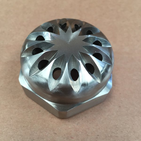 Small Droplet Size Dense Fog Nozzle with Multiple Flat Fan Patterns