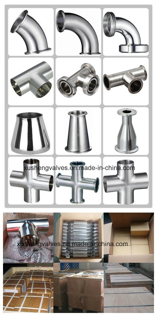 4 Inch Stainless Steel Sanitary Grade Tri Clamp Y Type Tee