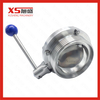 Russia Stainless Steel Sanitary Male/Weld Butterfly Valves