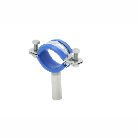 Stainless Steel Pipe Fittngs Pipe Holder with Blue Sleeve
