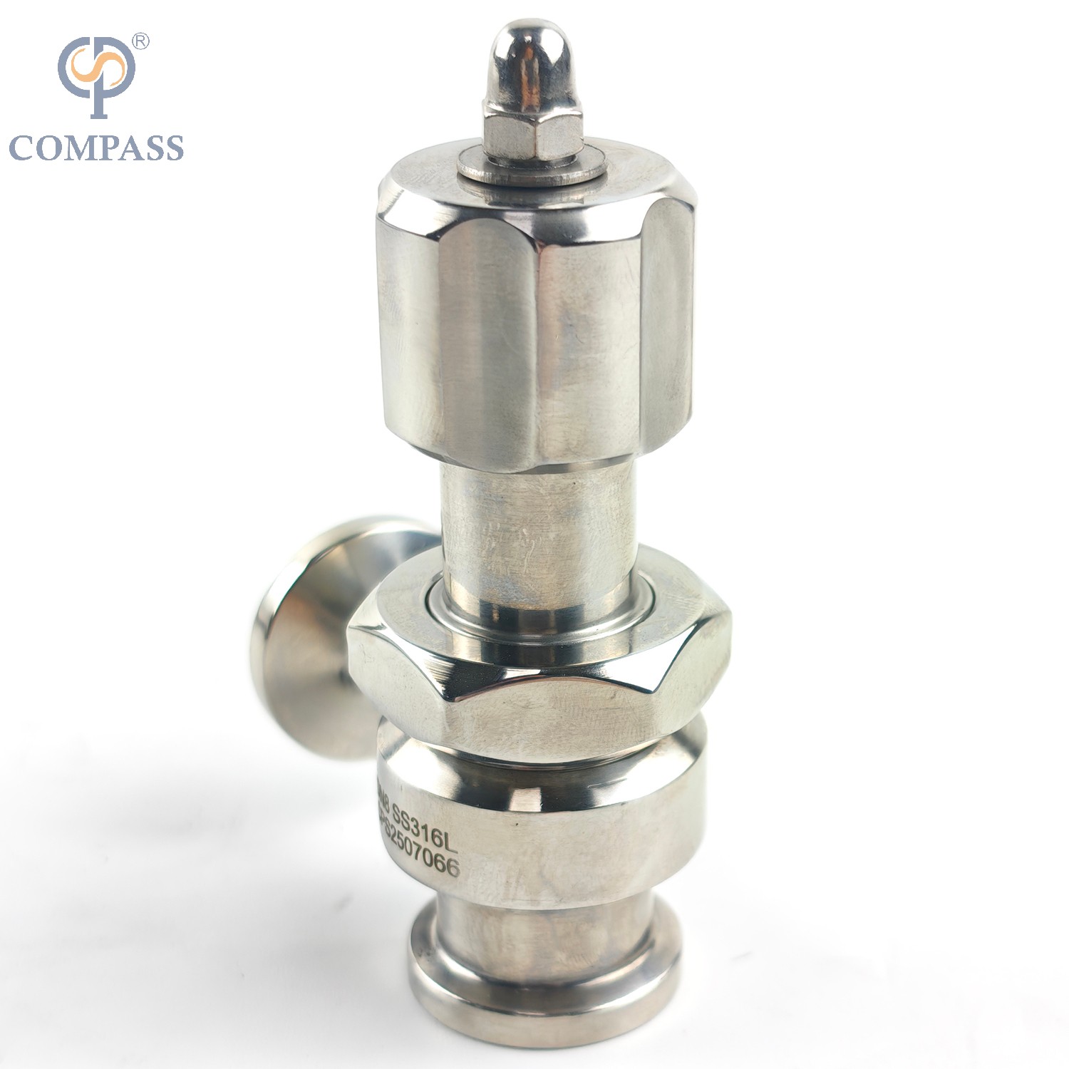 DN8 Food Grade Sanitary Stainless Steel SS316L ASEPTIC CLAMP SAMPLING VALVES