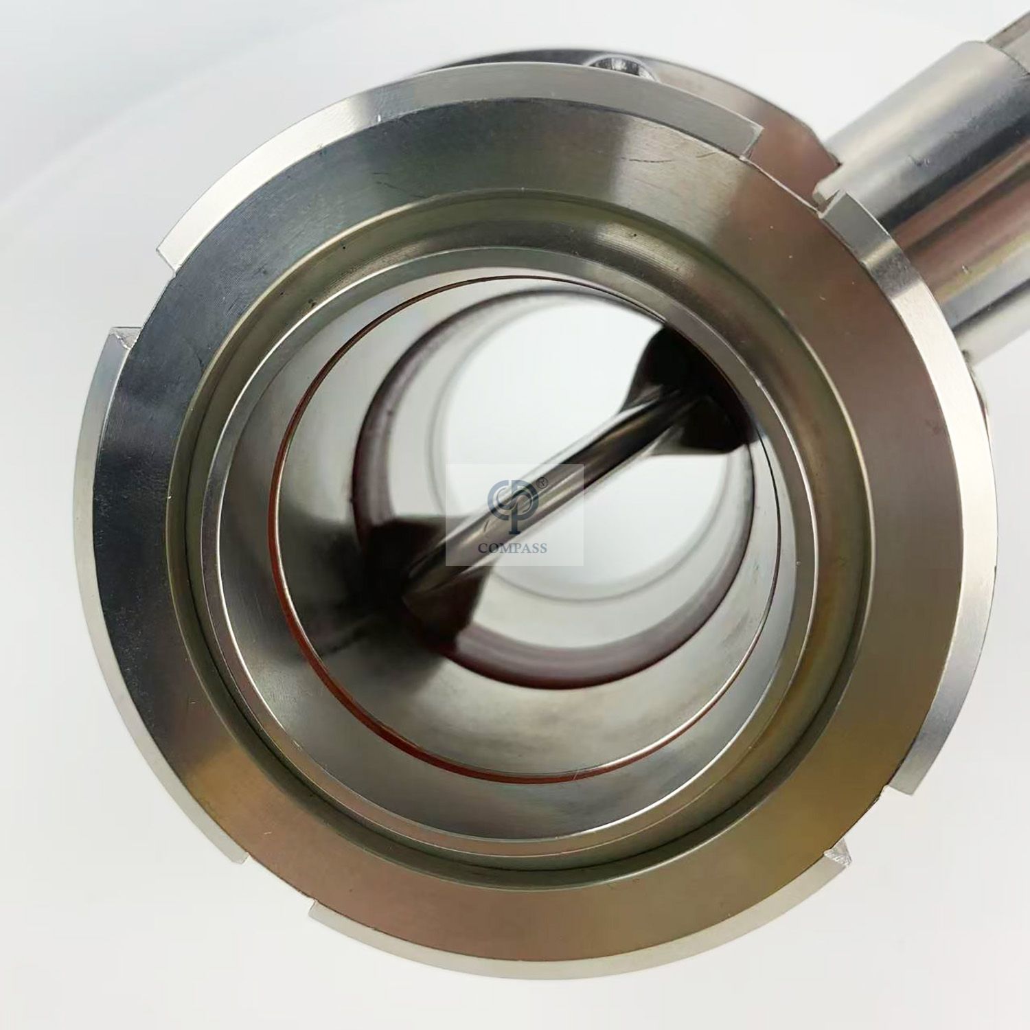 TC64MM SMS Manual Clamp Butterfly Valve with Plastic Duckbill Handle