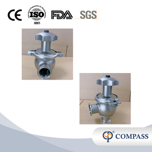 Hot Selling 1.5Inch TC 50.5MM SS316L Sanitary Stainless Steel Hygiene Food Grade SMS Manual Clamp Ends Flow Regulator Valves