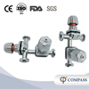 3/4Inch 19.05MM High Quality Sanitary Hygienic Stainless Steel SS316L Manual SMS Clamp Straight Diaphragm Vavle with Stainless Steel Handle