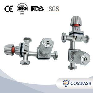 3/4Inch 19.05MM High Quality Sanitary Hygienic Stainless Steel SS316L Manual SMS Clamp Straight Diaphragm Vavle with Stainless Steel Handle