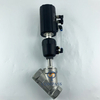 Pneumatic SS304 BSPT Female Threaded Angle Seat Valve with 4-20MA Control Head