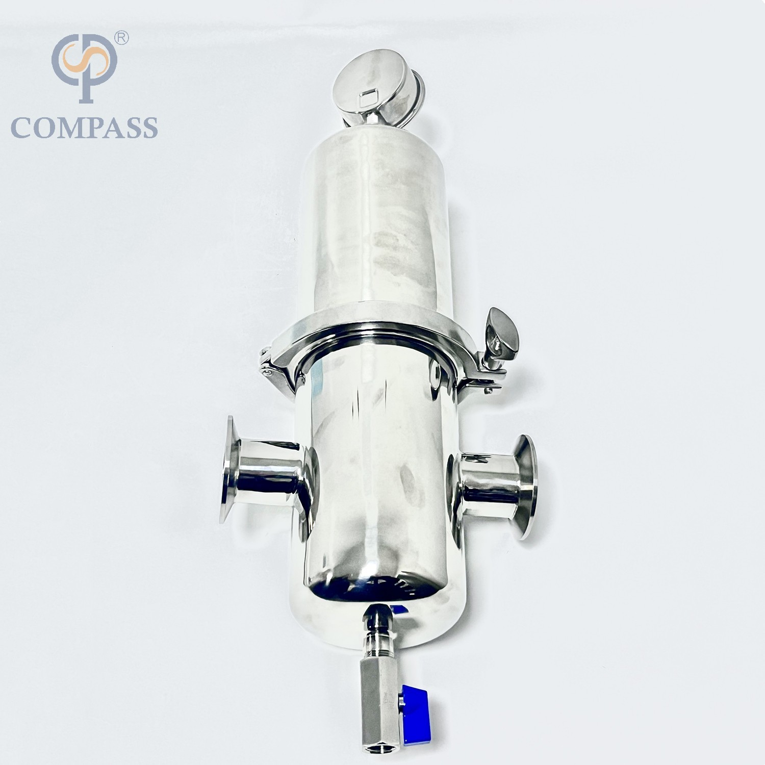 0.2um SS316L TC50.5MM Clamp Steam Filter Housing with PTFE Inside Element