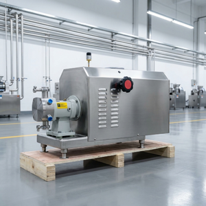 SS316L 3600L 2.2 KW Tri Lobe Rotor Stepless Variator Lobe Pump with Insulation Head