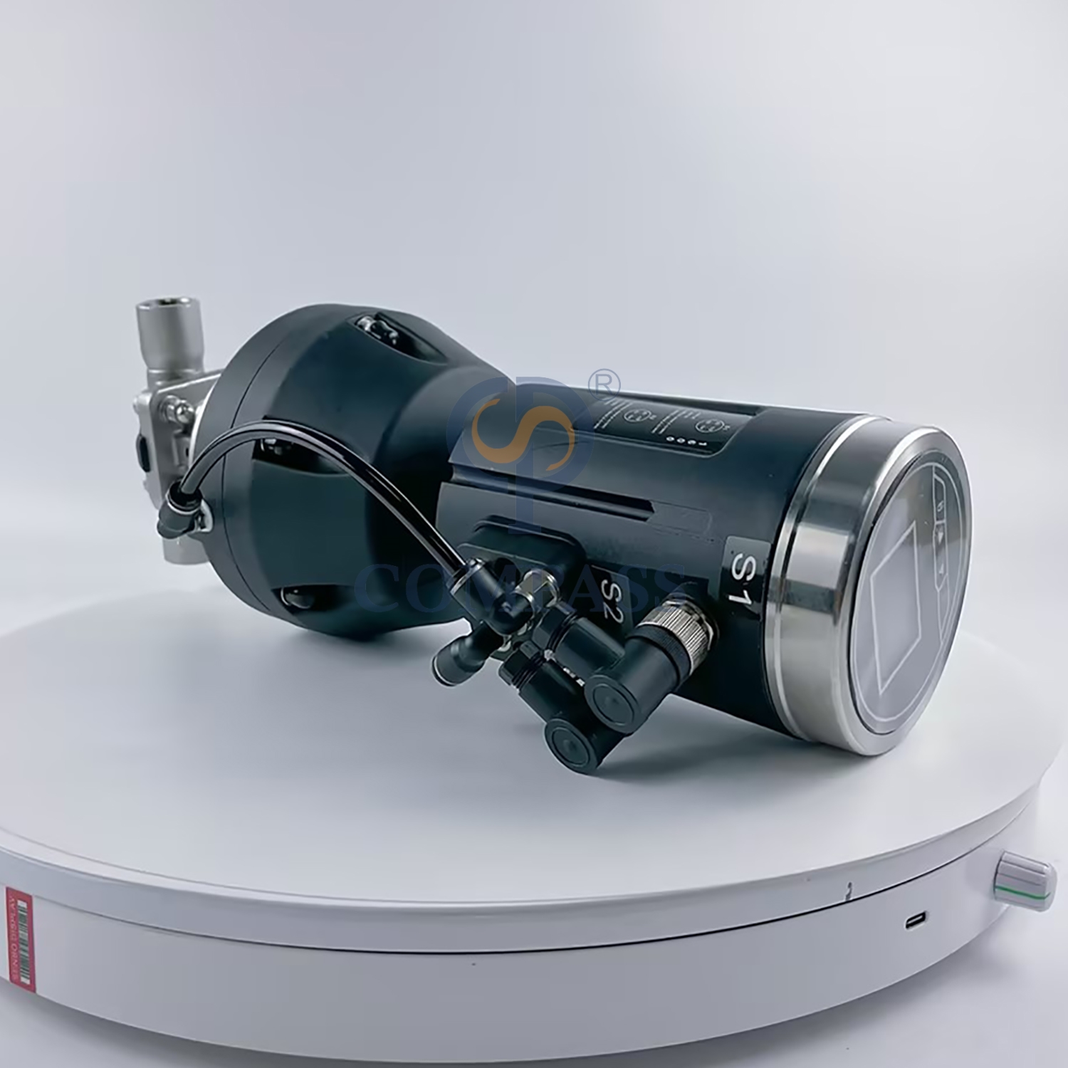 1/2Inch NPT Thread Sanitary SS316L Plastic Pneumatic Straight Diaphragm Valve with Control Head PTFE and EPDM Split Diaphragm