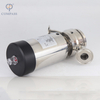 2 Inch Sanitary Stainless Steel Aseptic Flush Bottom Pneumatic Valves with Two Elbow Ends