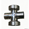 DN40 Stainless Steel SS304 Inline Sterile Four Ways Cross Sight Glass for the Tank