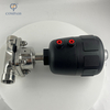 G 1" SS316L G FEMALE-THREAD STRAIGHT DIAPHRAGM VALVE WITH PLASTIC PNEUMATIC HEAD