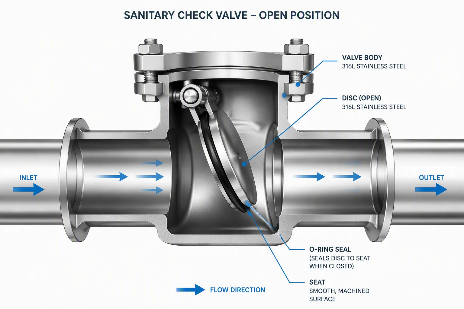 How Sanitary Check Valves Work