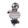2Inch 51MM Sanitary Hygienic Stainless Steel Food Grade SS304 SMS Pneumatic Clamp Butterfly Valve with Pneumatic Actuator+Solenoid Valve +Limit Switch