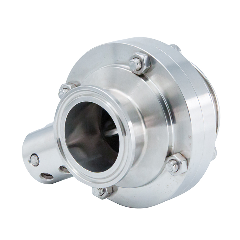 1/2inch 12.7mm Sanitary Hygienic Stainless Steel Food Grade SS316L SMS Manual Thread-Clamp Butterfly Valve with Round Pull Handle
