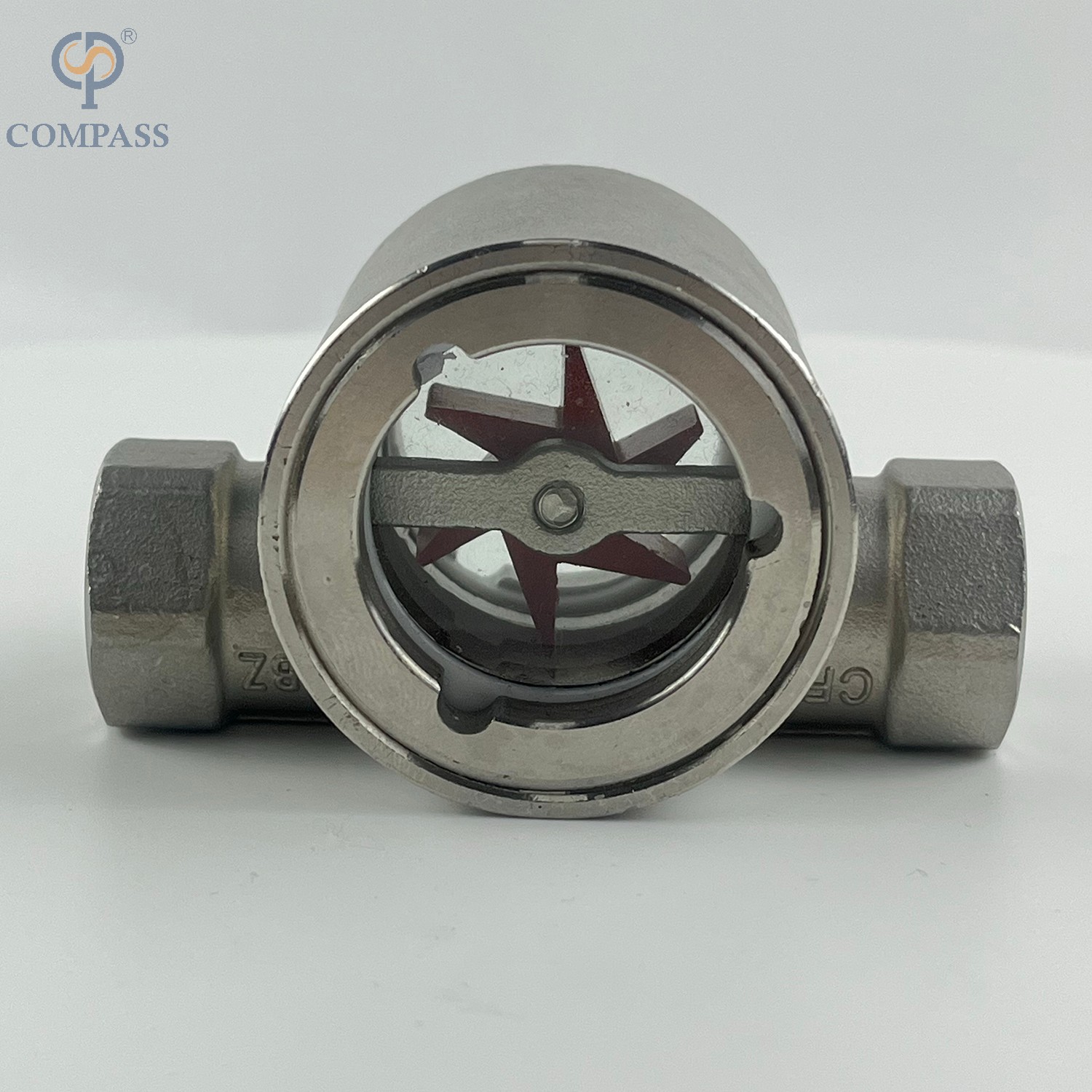 DN15 SANITARY STAINLESS STEEL ECCENTRIC IMPELLER SIGHT GLASS