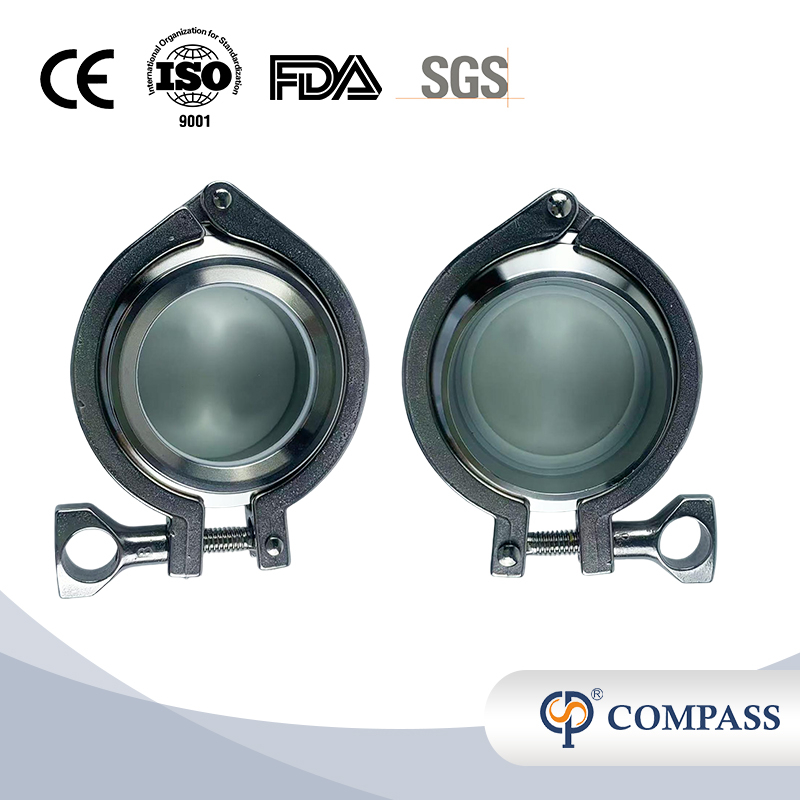 DN15 SS304 SANITARY STAINLESS STEEL CLAMP SIGHT GLASS