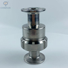 25.4MM STAINLESS STEEL SS316L FOOD GRADE STERILE SANITARY GRADE SMS FERRULE SINGLE-UNION END CHECK VALVES