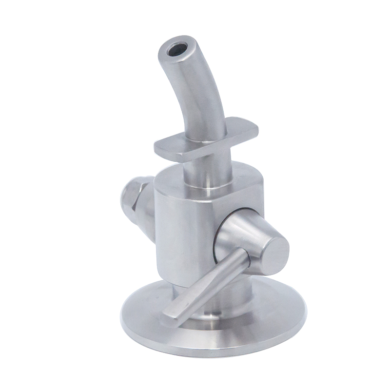 1/2" 12.7mm Manually TC Beer SS304 SS316L Sampling Valves for Beverage Industry