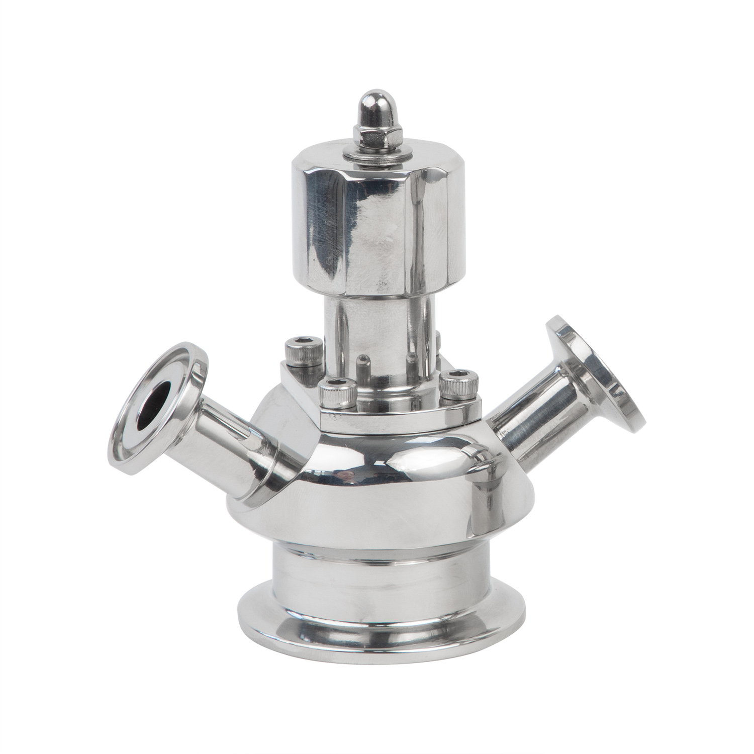 Hygienic Hygiene SS316L High Quality Sampling Valve with Stainless Steel Cap