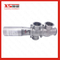 Stainless Steel Hygienic SS304 Pneumatic Flow Diversion Valve