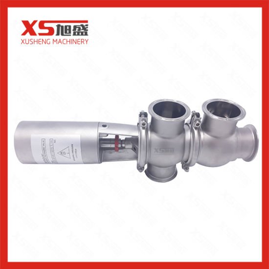 Stainless Steel Hygienic SS304 Pneumatic Flow Diversion Valve