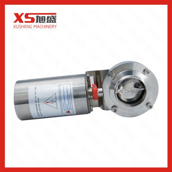 2.5inch 63.5mm Stainless Steel Sanitary Air Pneumatic Butterfly Valve