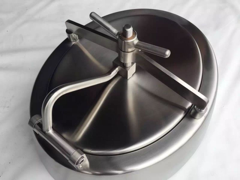 Yaa Model Stainless Steel Ss304 Sanitary Outward Round Pressure Manway