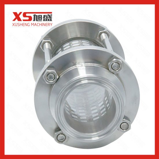 Stainless Steel Sanitary Clamp Sight Glass with Steel Net