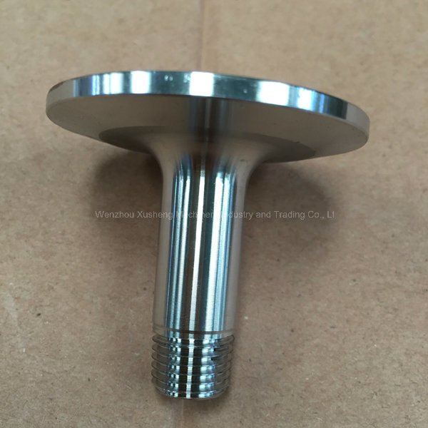 Food Grade Ss16L Tri Clamp Solid End Cap with Pipe Centered