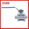 Stainless Steel Sanitary Welded Three Piece Ball Valve