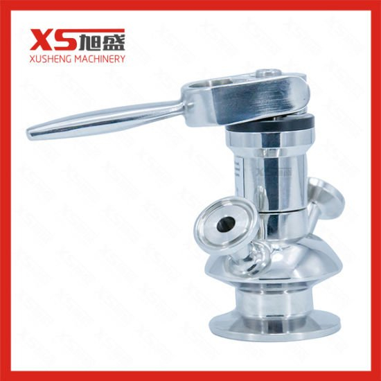 Stainless Steel SS316L Aseptic Manual Teflon Diaphragm Sampling Valve