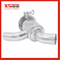 Stainless Steel Hygienic Non Retention Strainer with Bend Type