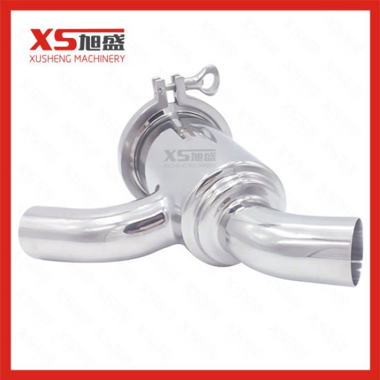 Stainless Steel Hygienic Non Retention Strainer with Bend Type