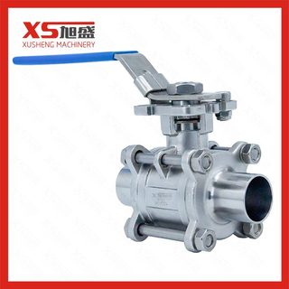 25.4MM Stainless Steel Hygienic SS304 Three Pieces Ball Valves