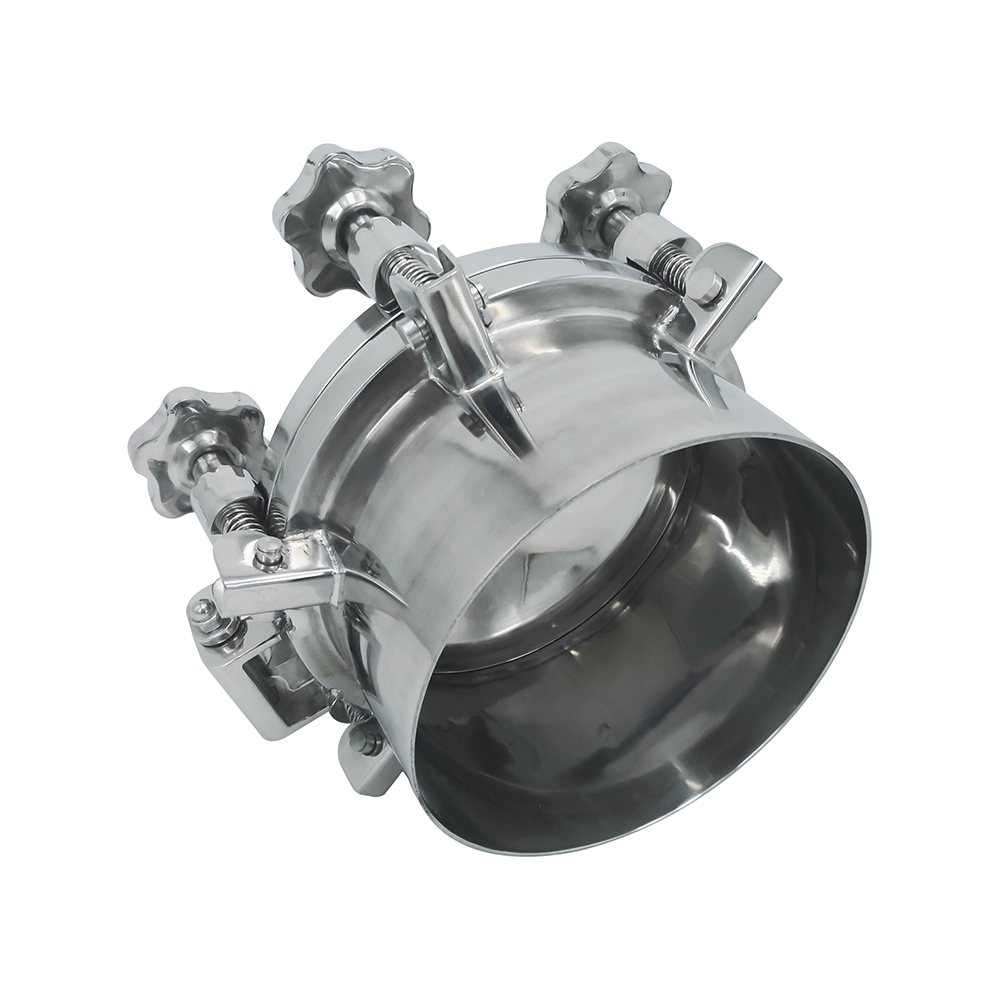 silicone gasket 304 grade stainless steel pressure round manways