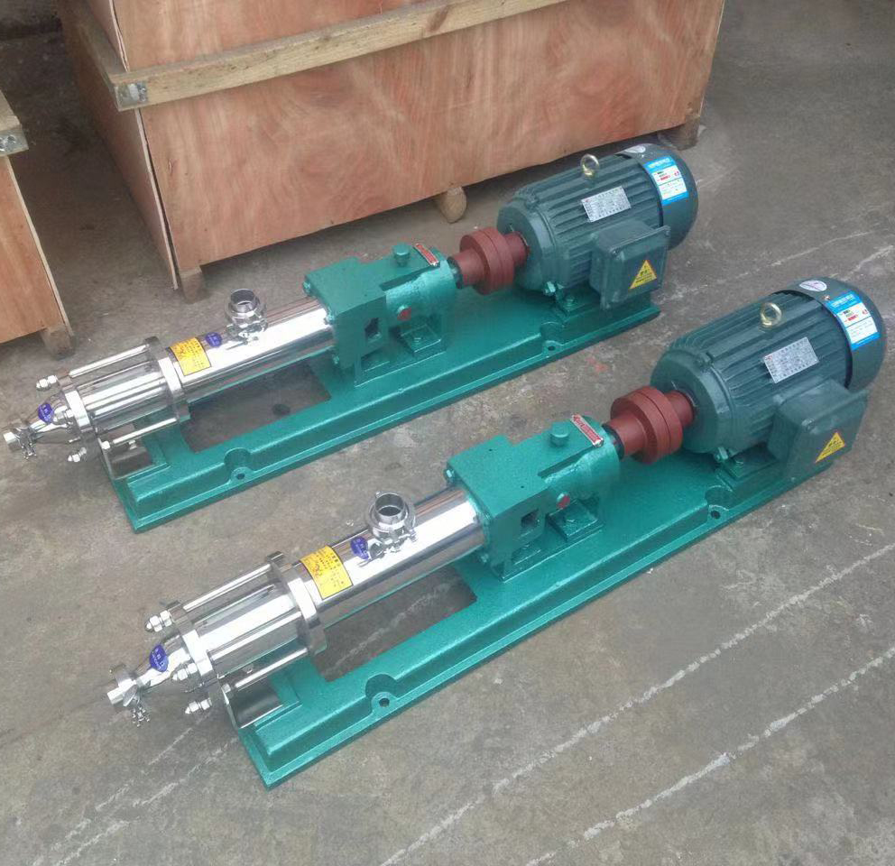 12bar Sanitary Hygienic Stainless Steel Two-stage Single Screw Pumps 