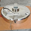 500MM SS304 Non Pressure Outward Round Manway with Sight Glass and Handle