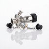 SS316L DN10 TC25.2MM Microbiology Clamping Sampling Valve with Silicone Gasket