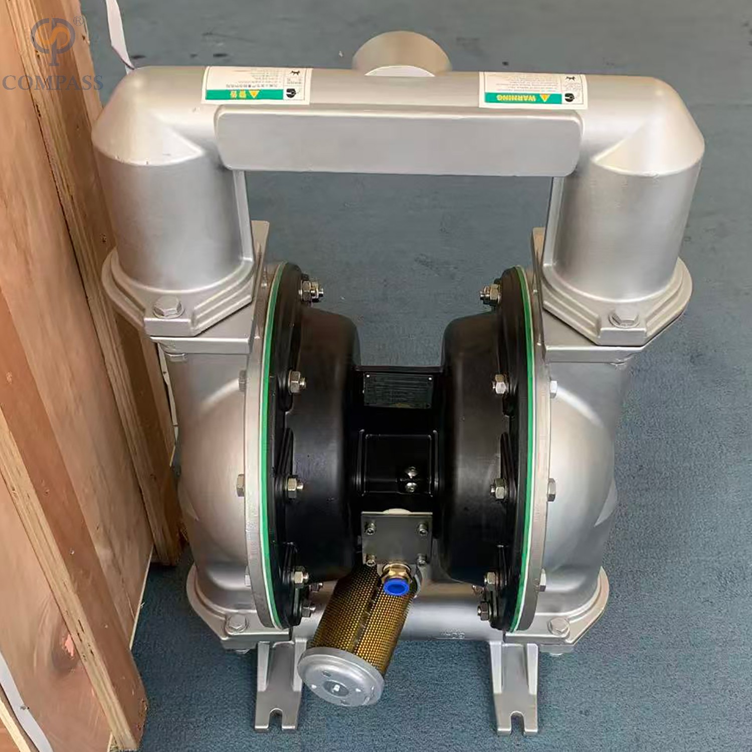 SS304 PNEUMATIC DOUBLE DIAPHRAGM PUMP