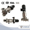 1/2Inch 12.7MM High Quality Sanitary Hygienic Stainless Steel SS316L Pneumatic SMS Clamp Straight Diaphragm Vavle With Control Head
