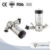 Air Pneumatic Sterile Tank Bottom Valve with Sampling Valve for Beverage Industry