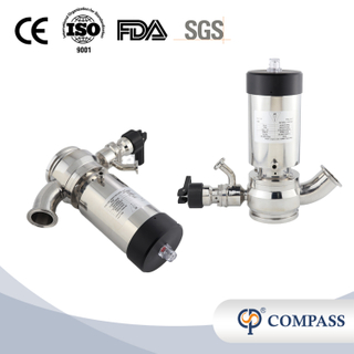 Air Pneumatic Sterile Tank Bottom Valve with Sampling Valve for Beverage Industry