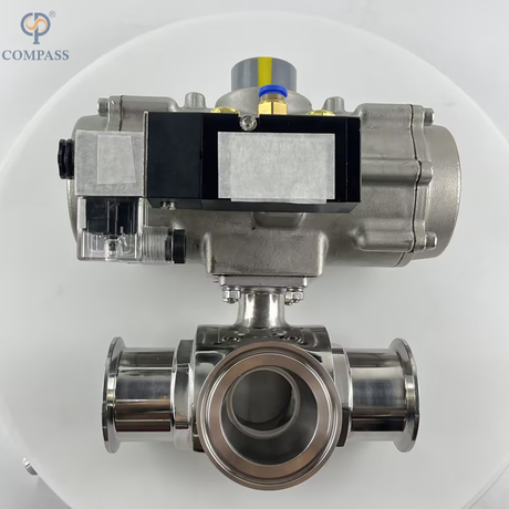 2"-50.8MM STAINLESS STEEL ACTUATOR TYPE T CLAMP BALL VALVE