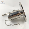DN50 STAINLESS STEEL STAINLESS STEEL MANUAL FLANGE-THREADED HEAVY-DUTY BALL VALVE WITH BLIND NUT AND CHAIN